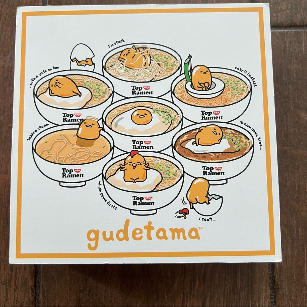 Gudetama x Top Ramen Sanrio 6x6 Wall Hanging Box